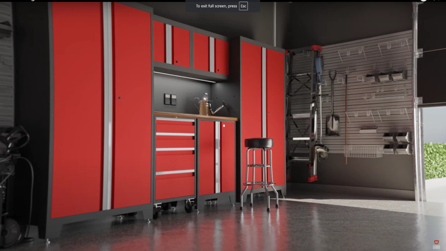 Vindeo Inspections Image 2 garage storage